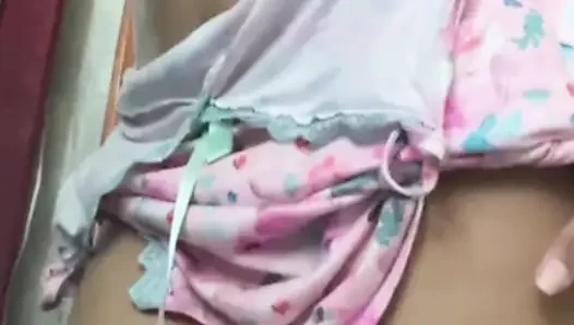 TEEN 18 IN PAJAMAS. Masturbation