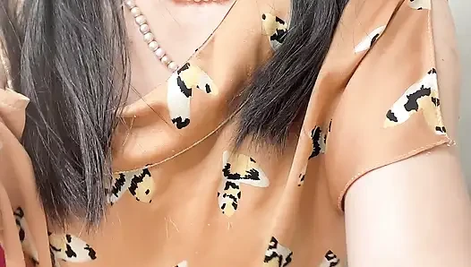 Seksi elbise giy sidik amcık güzel