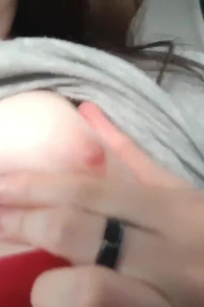 Horny Teen Masturbates in Real Public Uber