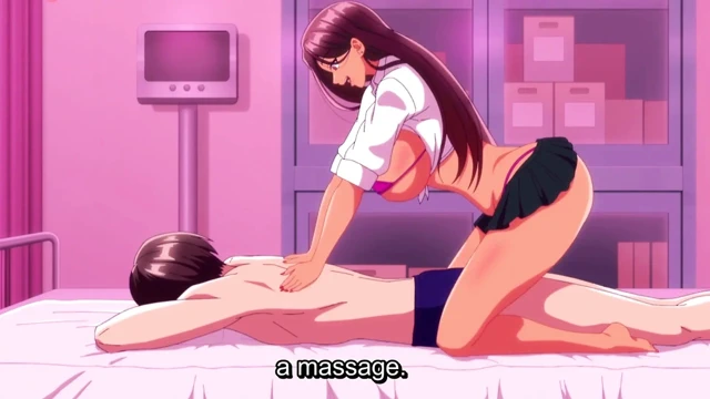 Sürtük öğrenci erotik bir masajla öğretmenini baştan çıkarıyor (hentai anime) eng sub