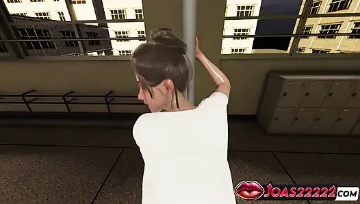 Miwa bakış açısı domaltmalı 3 boyutlu hentai - büyük göt sikişi, bağlı eller ve kaşıklama anal dölleme sansürsüz animasyon