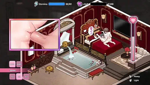 Hentai oyunu - büyük memeli polis kadınla seks - ahlaksız hamam