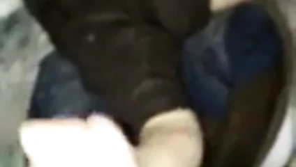 asian boy cumming all over his girlfriend's bed and body