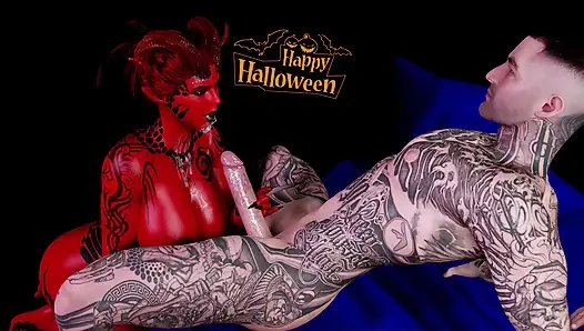 Succubi Kızları Çift Penetrasyonu Denemek Istiyor - Erkek Arkadaş Takası.