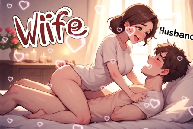Tutkulu anime karı koca samimi gece - 2 boyutlu anime romantizmi