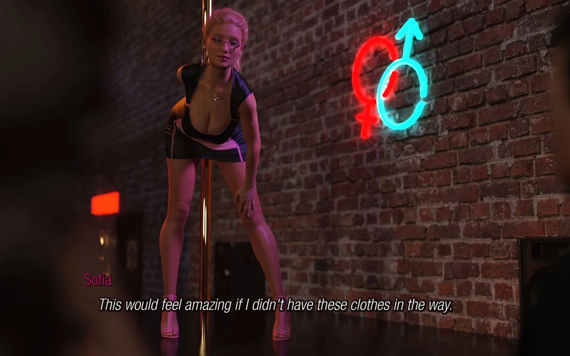 Kocasını aldatan Sofya ve gizli işler tam tamamlandı - 16. gün: azgın direk dansı, yabancıların önünde sikişiyor