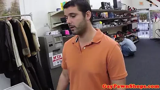 sakallı rehinci fucked içinde göt tarafından komisyoncu