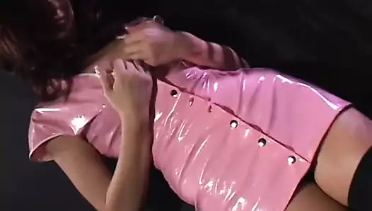 boğucu kızıl içinde naylon çorap delme KEDİ ile bir oyuncak