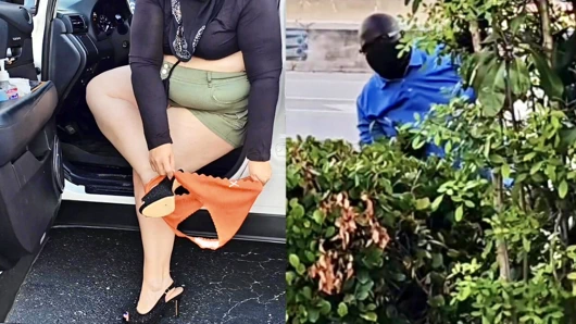 İnsanların içinde külotumu giyerken sapık bir adam beni izledi, sonra arabamın altından şişman amımı parmakladı - iri güzel kadın ssbbw dölleme