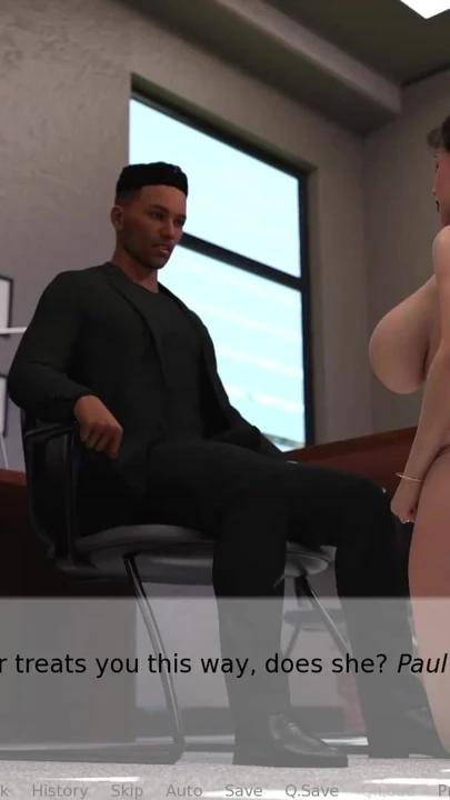 Orta yaşlı seksi üvey anne üvey oğlunun büyük zenci yarağı öğretmeni tarafından sert sikiliyor - ofis | Klip 1