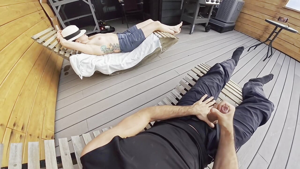 Dickflash Roof Adventure: Part 2 a Little Redhead Slut Gives Me Fast Cumshot on Her and While Her Boyfriend Waits