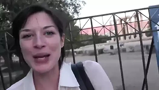 Yunanistan'daki turistler - airbnb dairesinde sert sikişmek