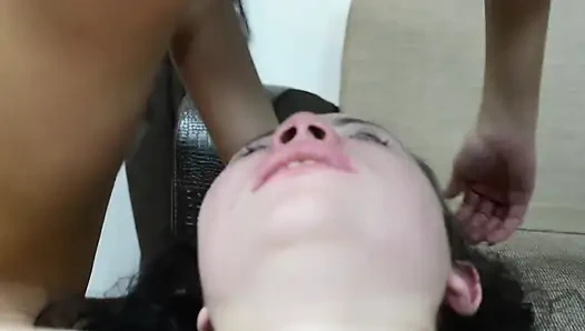 Yüze oturma - seni götümle kuşatacağım - domina diana sky ve köle patricia büyük mavi gözler