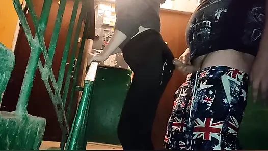 Ağıza girişte seks ve taytlı göt