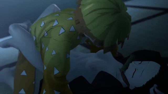 İblis avcısı 3 boyutlu animasyon nezuko ve zenitsu