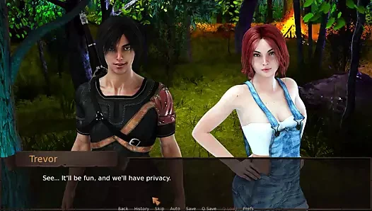 Aşk mevsimi - güzel üvey kız kardeş genç banyo (3)