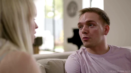 Modern-day Sins - Hot Blonde Teen Asks Her Boyfriend to Cum All Over Her Face and Mouth