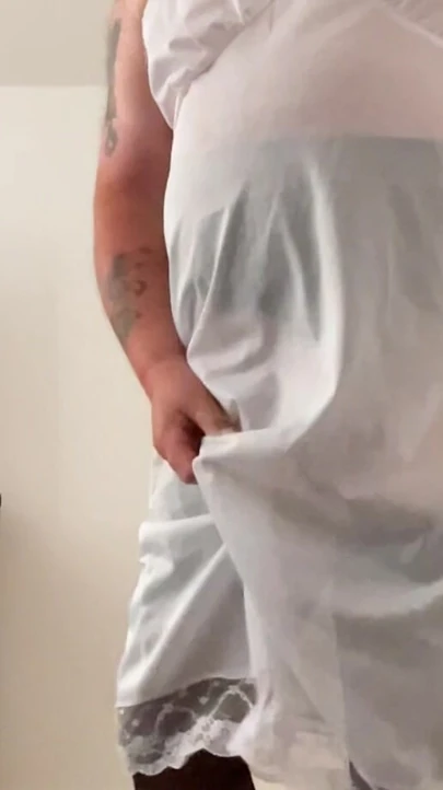 Beyaz tam slip