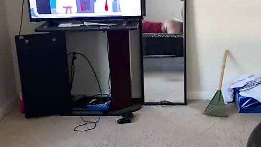 Hile yapan pawg saniyeler içinde geri geldi