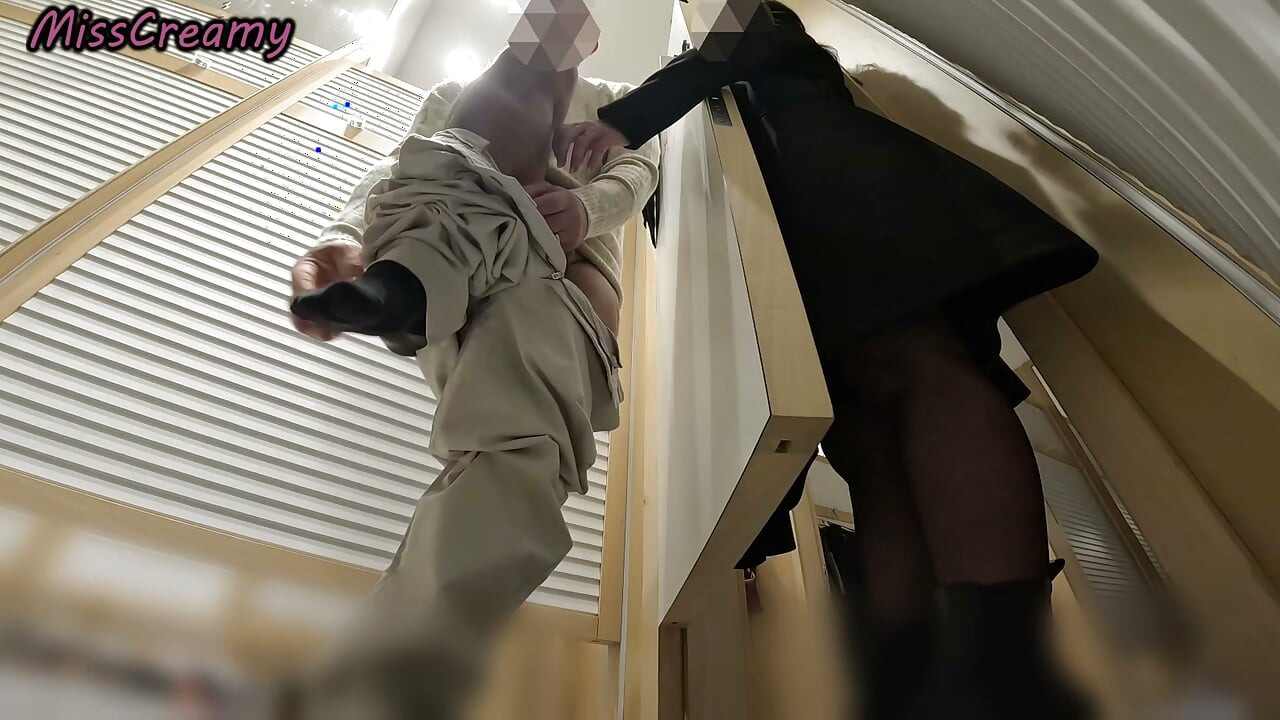 Slutty French Teacher Public Dressing Room Helps Me Cum Voyeur Store Milan - MissCreamy