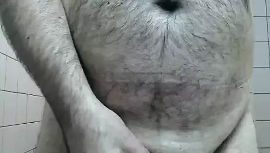 Masturbation in the public bathroom