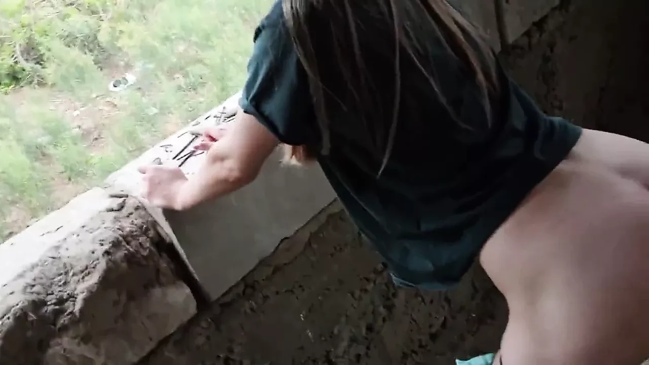 An abandoned house in an abandoned village