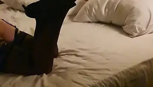 Mom touches herself before being fucked
