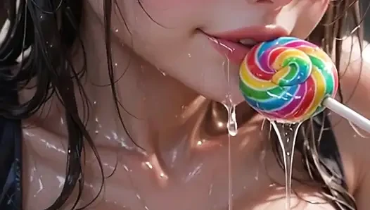 Lolipop yalama derlemesi, 3 boyutlu anime