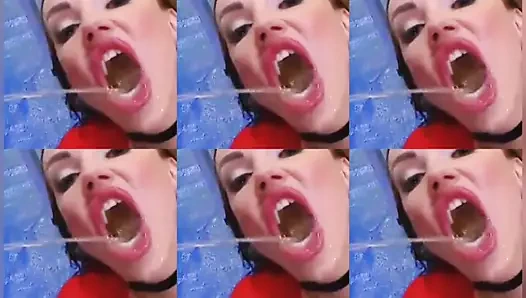 Sıcak milf içme işemek trippy video