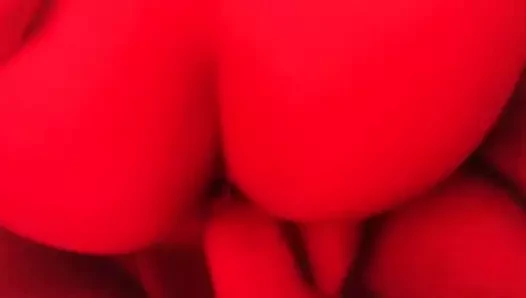 My Chinese GF gets rough and finger her asshole