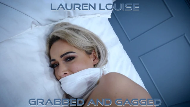 Lauren Louise - Üstsüz Esaret Bağlı Gagged Bağlı ve Gagged ( GagAttack.NL )