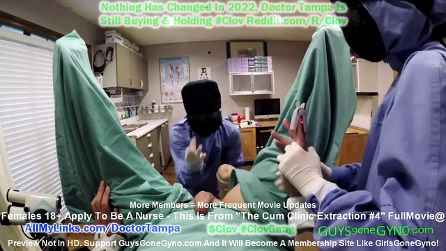 Döl kliniğinde nonbinary tıbbi sapıklar tarafından alınan doktor Tampa'da sperm çıkarma #4! Tam film, çocuklar