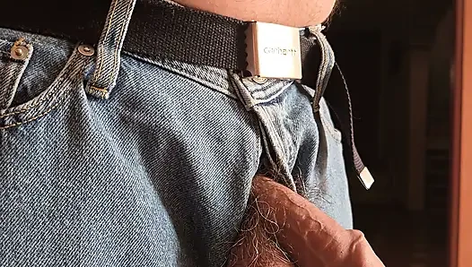 Just the will of a quick hands free cum