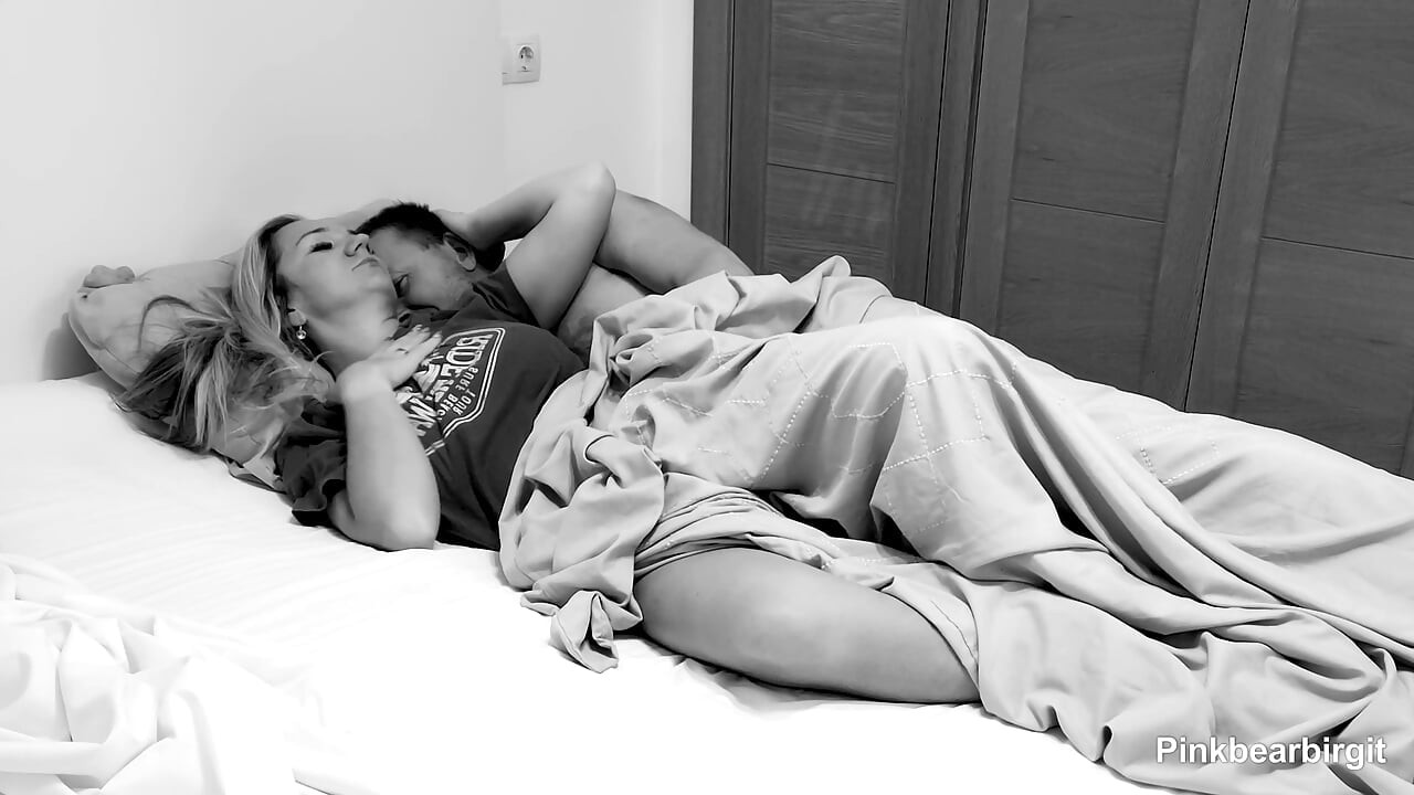 Midnight MILF Trying to Stay Quiet Don't Wake the Roommate