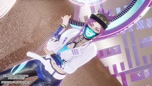 Mmd kpop iblis avcıları - huntrx - altın ahri akali kaisa seksi kpop dans league of legends hentai sansürsüz 4k 60 fps