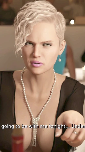 Волнующий момент из "Босса моего мужа - глава 2 - Вивиан вытащила член Кристиана в его машине - демо"