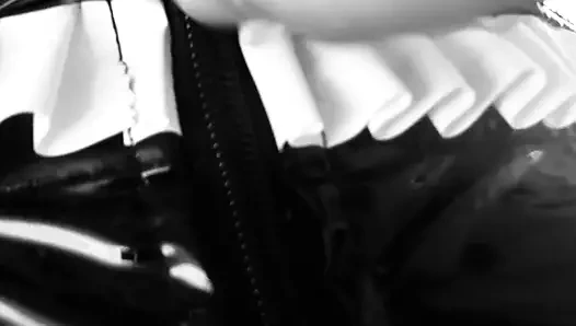 Pvc korkak hizmetçi kilitli üzerinde