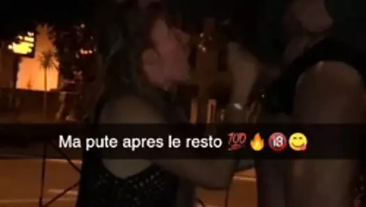 VAS Y BOUFFE MA QUEUE - FRANCAISE AMATEUR EJACULATION FACIAL