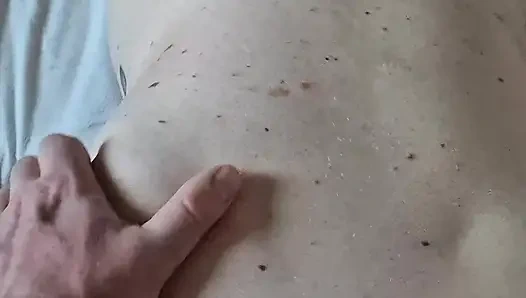 Karımı sert domaltarak sikiyorum