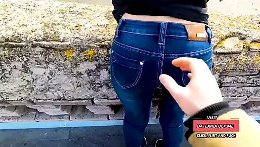 Çatıda açık kamu seks - pov