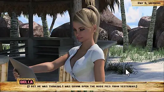 Lewd island #5 - profesyonelmiş gibi yarak emmeyi gerçekten seviyor