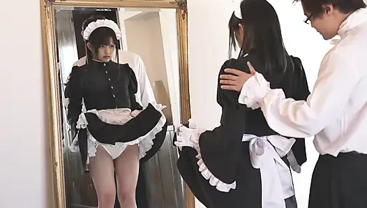 Süper sevimli 133 cm çaylak cosplayer ilk çekimde bardak büyüyen bir vücudun şok edici seks videosu