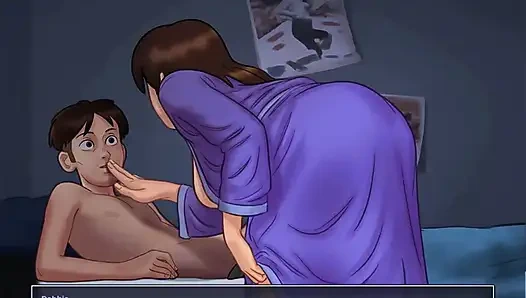 Yaz mevsimi efsanesi: azgın üvey anne üvey oğlunu yatağında sert sikiyor bölüm 188