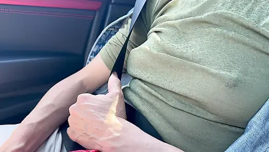 Everyone was looking at my sexy nipples wearing a see through shirt in public beach bar
