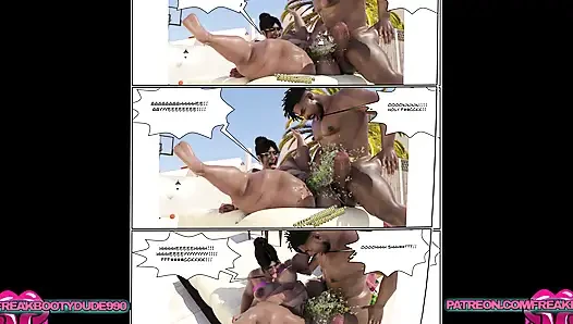 Victor'un annesi en iyi arkadaşıyla takılıyor (çizgi roman)