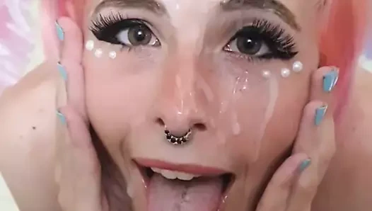 Sammy'nin yüzüne boşalma