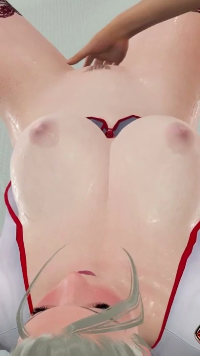Ateşli naylon çoraplı Japon hemşire - 3 boyutlu hentai ıslak olana kadar sıkı amını parmaklıyor, sıkı anüsü için anal vibratör kullanıyor | Klip 1