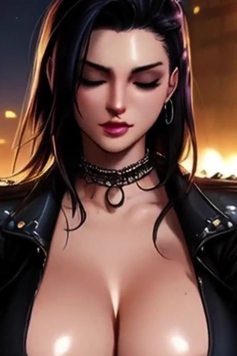 Büyük memeli sürtükler mosh çukurunda yalanıyor ve sikiliyor