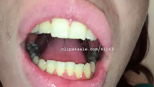 Ağız fetişi - kristy'nin ağzı