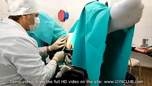 Jinekoz masasında tıbbi orgazm